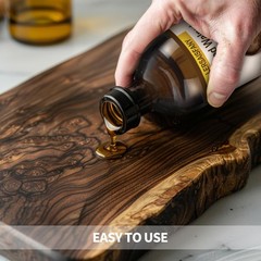 Walnut Wood Oil Bowl Conditioner Food Safe for Wooden Cutting Board and 8oz