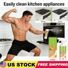 120ML Electrolyzed Ion Kitchen Cleaner Spray, Cleanse Kitchen Appliance Cleaner