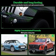 Plastic Restorer, Highly Concentrated Ceramic Coating for Cars, Back to 30ml