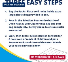 Carbona Oven Rack & Grill Cleaner | Eliminates Thick Grease & Build-Up | Griddle