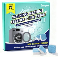 Washing Machine Cleaner Tablets Descaler Deodorizer Laundry Machine Cleaning