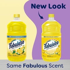 Powerful 2X Concentrated Cleaner – Lemon Scented, Versatile & Safe – 56 Oz