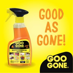 GOO GONE Original ADHESIVE Glue Gum Remover ~ Fresh Citrus & Surface Safe 12Oz