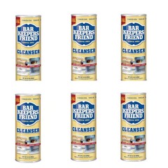 6 Pack of BAR KEEPER FRIEND All Purpose Bathroom Kitchen Cleaner & Polish 21 oz