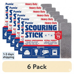 6pk Pumie Scouring Stick Heavy Duty Pumice Stone Cleaner Toilet Grill Kitchen