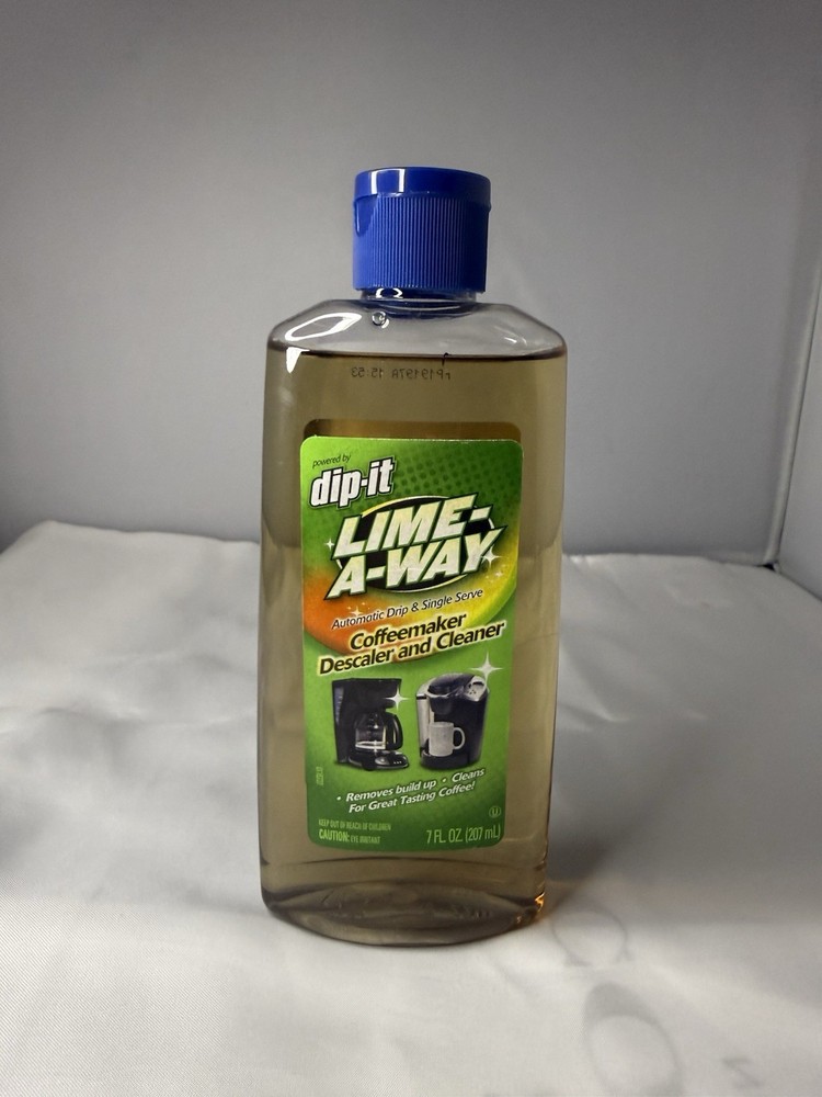 DIP-IT Lime-A-Way Coffeemaker Descaler & Cleaner 7 oz Liquid Bottle SEALED NEW