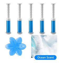 Toilet Gel 1Pc/12 Count Toilet Bowl Gel Stamp 6 Kinds of Scent Toilet Cleaner Ge