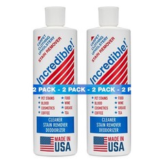 2 Pack 16 oz Instant Spot Stain Remover Odor Eliminator Spray Bottle Unit