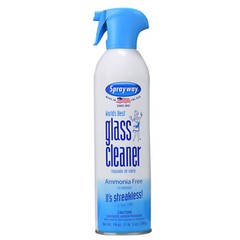 Sprayway GLASS CLEANER SPRAY & WIPE CLEAN AMMONIA FREE Streak-Less AUTO HOME