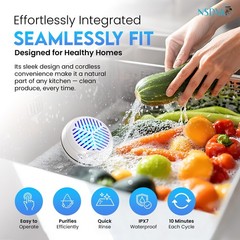 NSDXK Fruit and Vegetable Washing Machine, Fruit Vegetable Cleaner Device, Po…