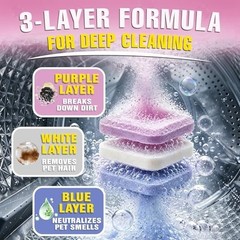 Uproot Washing Machine Cleaner Tablets 24 Pack Deep Clean Top Load Washer