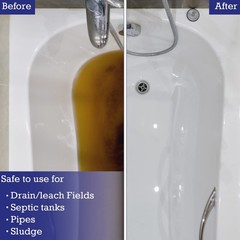 2-Pack Value BUNDLE of Drain Field Cleaner Tablets by Dr Pooper. Clears Septi…