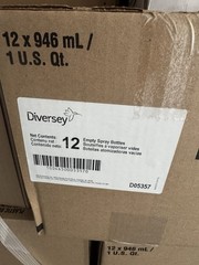 Diversey Empty Spray Bottles, 12-Pack 946 mL (1 Qt) All-Purpose D05357
