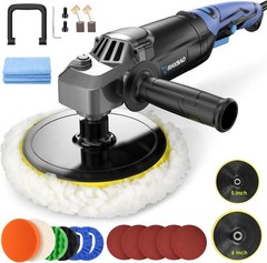 Pulidora De Brillar Autos Orbital Maquina Para Pulir Carros Profesional Set Kit
