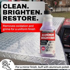 Aluminum Brightener & Cleaner Concentrate 32 oz Makes 4 Gal Boat RV Trailer