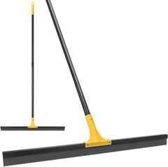 Floor Squeegee for Concrete, 30” Large Rubber Broom for Tile, 59” Long Handle