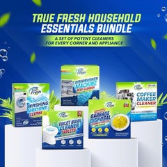 Washing Machine Cleaner Tablets 25 Pack – Rinses Away Pet Hair Trapped by Residu