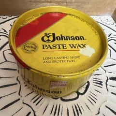 Vtg 1 lb Can Original SC JOHNSON Paste Wax Hardwood Floors 1988 Soft 14.2/16 Oz