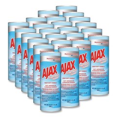 Ajax Oxygen Bleach Powder Cleanser 21 oz Canister Pack of 24 Bulk Wholesale Case