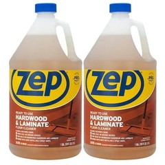 2 Pack ZEP 1 Gal. Hardwood and Laminate Floor Cleaner Ready to Use Spray and Mop