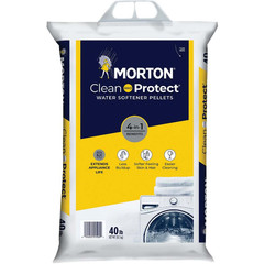 (2 pack x4) Morton Clean and Protect Water Softener Salt Pellets, 40 lb