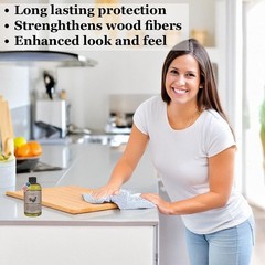 Refined Walnut Oil for Wooden Kitchen Items and More – Premium Wood Finish, C…