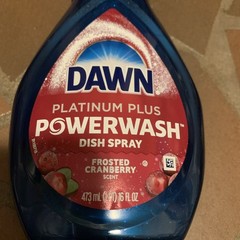 LIMITED EDITION Dawn Powerwash Spray FROSTED CRANBERRY Dish Soap 16oz NEW