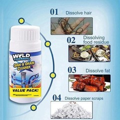 Wild Upgraded Powerful Sink & Drain Cleaner Efficiency Clog Remover & Clean 2026
