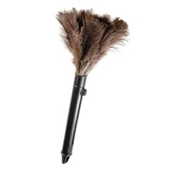 Feather Duster Ostrich Vintage Handle Cleaner Home House Furniture Cleaning Dust