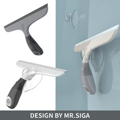 Multi-Purpose Silicon Squeegee for Window, Glass, Shower Door, Car Windshield, H