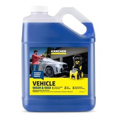 Kärcher 128 Fl Oz Vehicle Wash and Wax Pressure Washer Detergent Car Soap