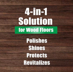 Orange GLO 4-in-1 Hardwood Floor Monthly Polish Protects Shines Revitalizes 24oz