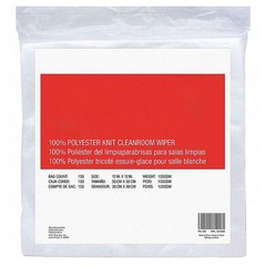 GRAINGER 32XE72 Dry Wipe,12″ x 12″,White 32XE72