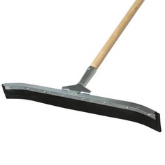 Ettore Floor Squeegee 24″ Industrial Curved Galvanized Steel Scraper Neoprene