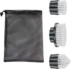 3 Pcs of Brush Heads,Replacement Brush Heads Set for Electric Spin Scrubber, Cor