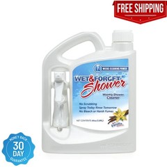 Wet and Forget Shower Cleaner Spray 64oz Soap Scum Mold Mildew Remover Weekly
