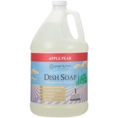 Ginger Lily Farms Apple Pear Liquid Dish Soap, 1 Gallon