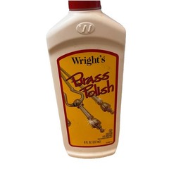 Wright’s Brass Polish Discontinued Rinses Off 95% Full Copper Chrome Bronze Pwtr