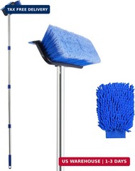 60″ Car Wash Brush with Long Handle, Soft Bristle Car Washing Brush Cleaning Bru