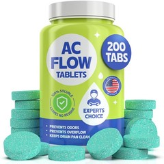 HVAC Drain Line Cleaner Tablets – Prevent Odors, Clean Drain Pan, 4-Week Formula