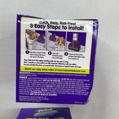 Kaboom Scrub Free Continuous Clean Toilet Cleaning System 2 Pack Refillable New
