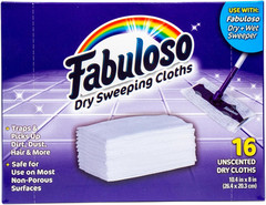 Fabuloso Dry Sweeping Cloths, 10.4×8″ 16-Count 2-Pack, Unscented