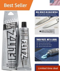 Metal Polish Paste – 1.76oz -Made Polish for Solid Chrome, Stainless Steel, &…
