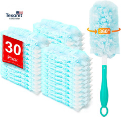 Heavy Duty Duster Refills for Swiffer Duster, 30 Count Multisurface 360° Duster