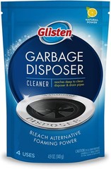 Glisten Garbage Disposer Cleaner Foaming Powder, 4 Uses