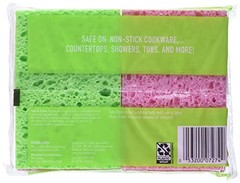 Handy Sponge, 4.7-Inches x 3-Inches x 3/5-Inches, 4-Count