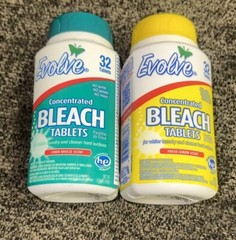 EVOLVE Fresh Lemon Scent + Linen Breeze Scent Concentrated Whiteners. Lot of 2.