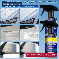 Car Nano Coating Spray 2Pcs Quick Effect Coating Agent for Car, Upgrade Advanced
