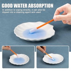 30 PCS Foam Cleaning Swabs – Versatile Applicator for Lenses & Detailing