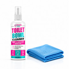 Small Bathroom Cleaning Spray for Toilet Sink Tub and Faucet Stains